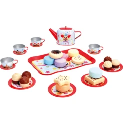 Bino Theeserviesje Voor Kinderen, Rood 6 Bino Theeserviesje Voor Kinderen, Rood -Kinderen Speelgoeds Winkel bino theeserviesje voor kinderen rood a360337 4