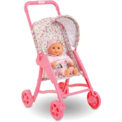 Corolle ® Mon Petit Poupon - Poppenwagen, Floral 30cm -Kinderen Speelgoeds Winkel corolle mon petit poupon poppenwagen floral 30cm a337792 2