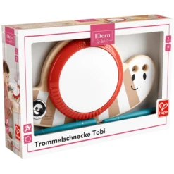 Hape Trommel Slak Tobi -Kinderen Speelgoeds Winkel hape trommel slak tobi a315459 4