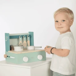 Label-Label - Opvouwbaar Kooktoestel - Groen -Kinderen Speelgoeds Winkel label label opvouwbaar kooktoestel groen a393370 3