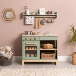 Kinderen Speelgoeds Winkel -Kinderen Speelgoeds Winkel musterkind speelkeuken magnolia salie natuur a326594 1