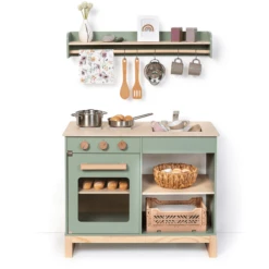 MUSTERKIND ® Speelkeuken- Magnolia - Salie/natuur 5 MUSTERKIND ® Speelkeuken- Magnolia - Salie/natuur -Kinderen Speelgoeds Winkel musterkind speelkeuken magnolia salie natuur a326594 3