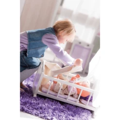 ROBA Poppen Wieg Fienchen 5 ROBA Poppen Wieg Fienchen -Kinderen Speelgoeds Winkel roba poppen wieg fienchen a046521 3